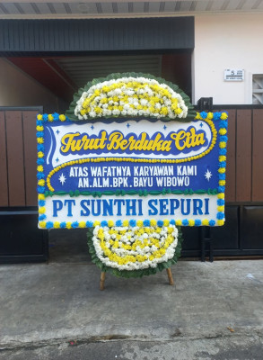 Papan Bunga Duka di Rambay